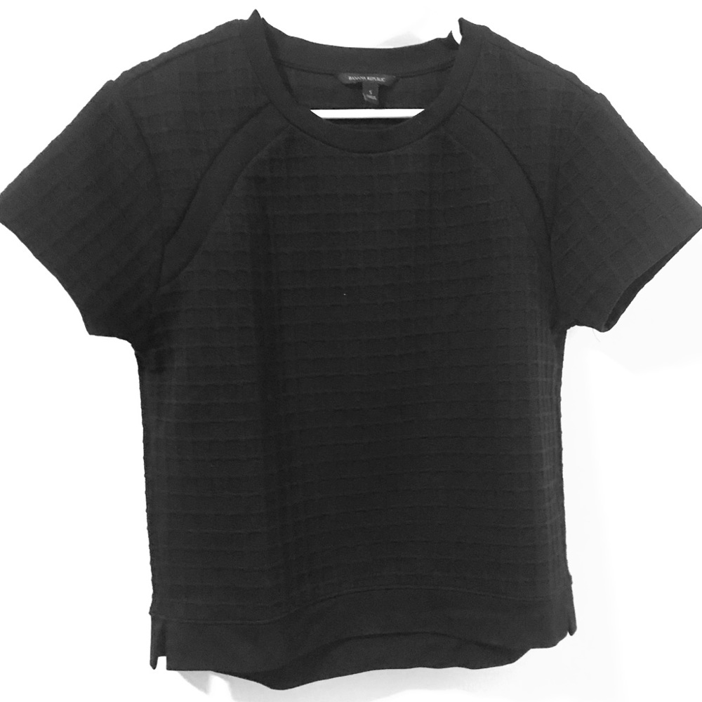Banana Republic Waffle Knit Cropped Top